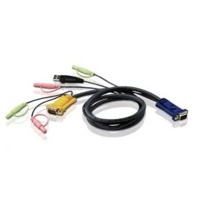 Oferte la Cablu KVM Aten 2L-5302U, SPHD to VGA, USB & Audio, 1.8 metri
