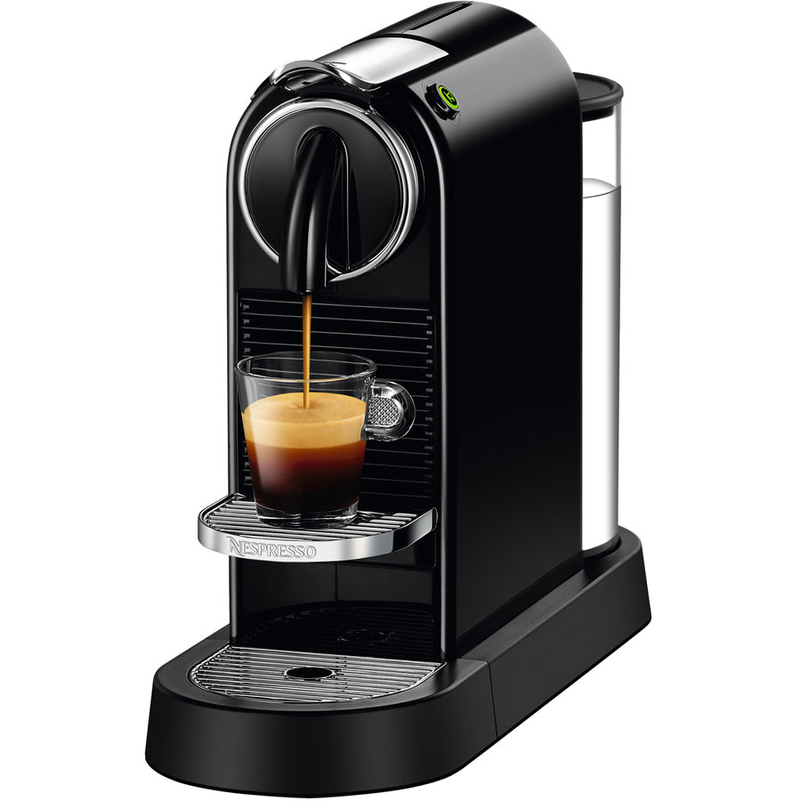 Cafetiera cu capsule Nespresso, Delonghi EN167B Citiz, 19 Bari, 1260 W, Negru