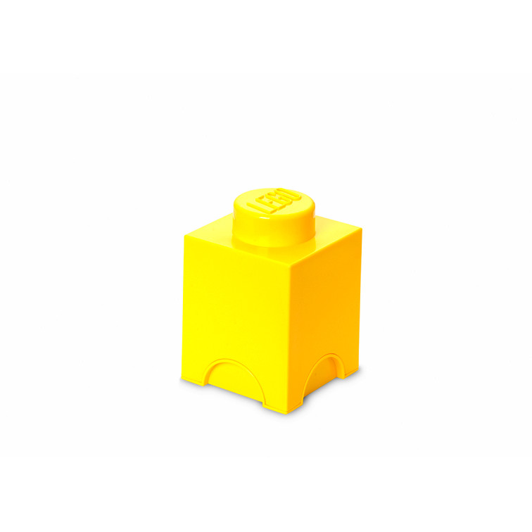 Cutie depozitare LEGO 1x1 galben