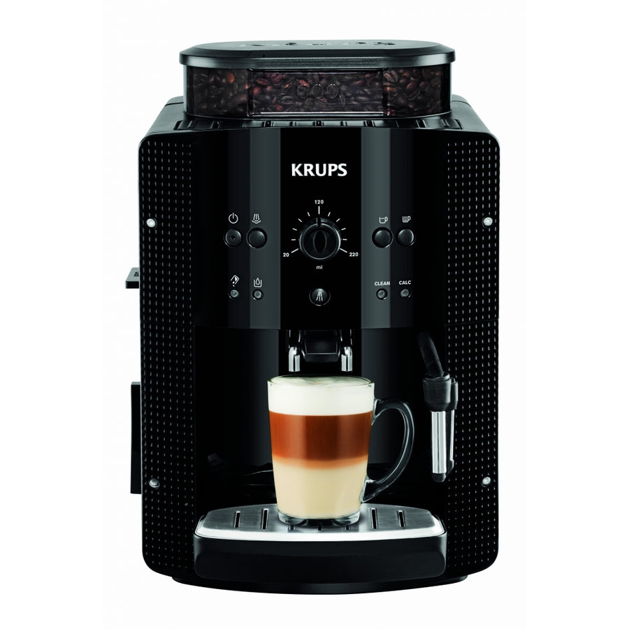 Oferte la Espressor automat Krups Essential EA810870, 1.6L, 15 bari, negru