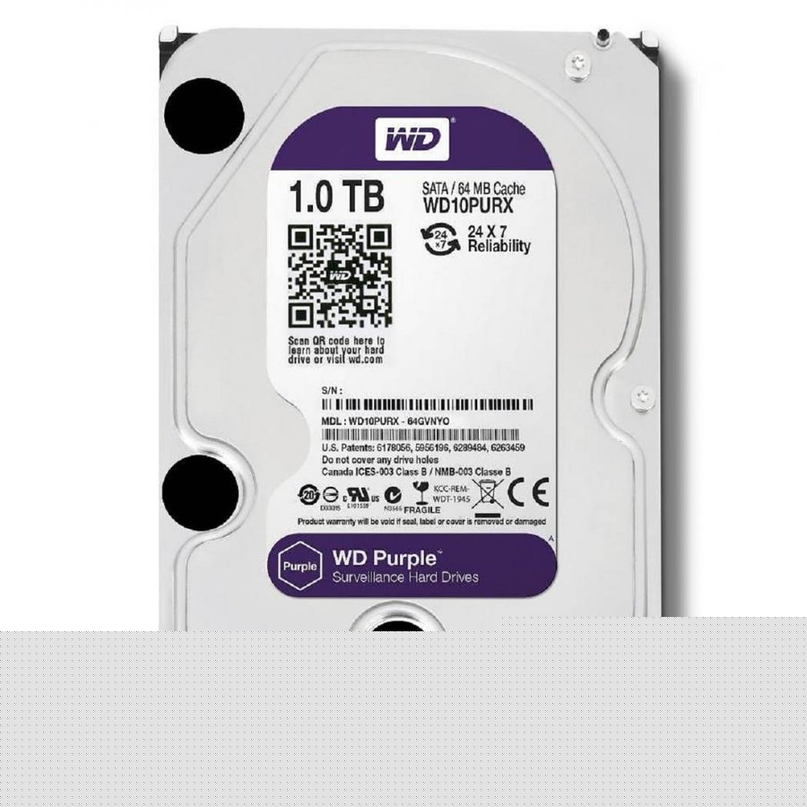 Hard disk 3.5 1TB SATA WD10PURZ
