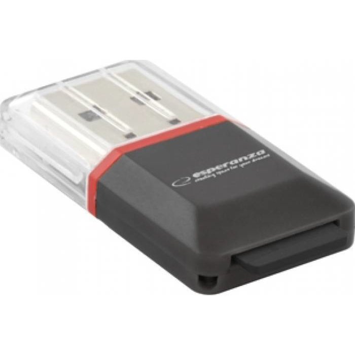 Oferte la ESPERANZA Cititor de card MicroSD| EA134K| negru | USB 2.0|(MicroSD Pen Drive)