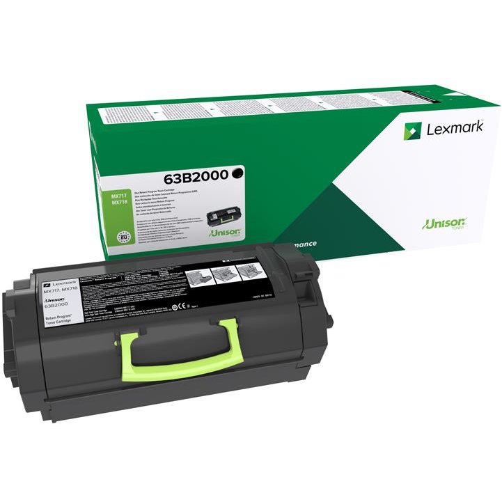 Oferte la LEXMARK 63B2000 BLACK RETURN PROG. TONER