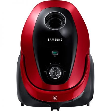 Oferte la Aspirator cu sac Samsung VC07M25E0WR, 2.5 l, 750 W, Tub telescopic, Accesorii 2 in 1, Rosu
