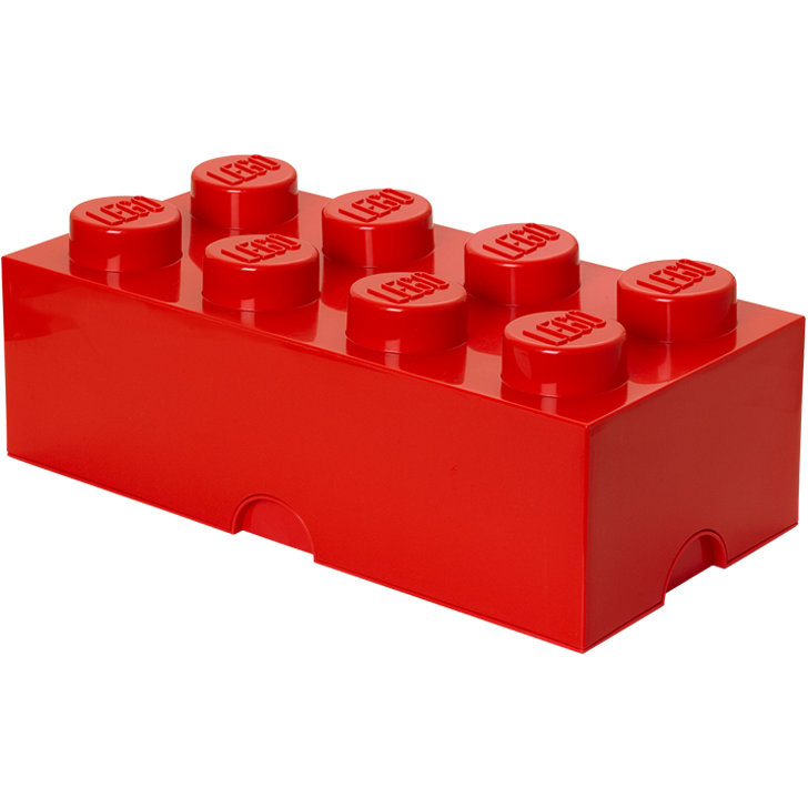 Cutie depozitare LEGO 2x4 rosu (40041730)
