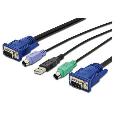 Oferte la Digitus Kvm Cable Ps/2 For Kvm Consoles 5,0 M