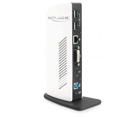 Oferte la Delock Usb 3.0 Port Replicator (Mic,Audio,Hdmi,Dvi, Lan, 4x Usb 2.0, 2x Usb 3.0)