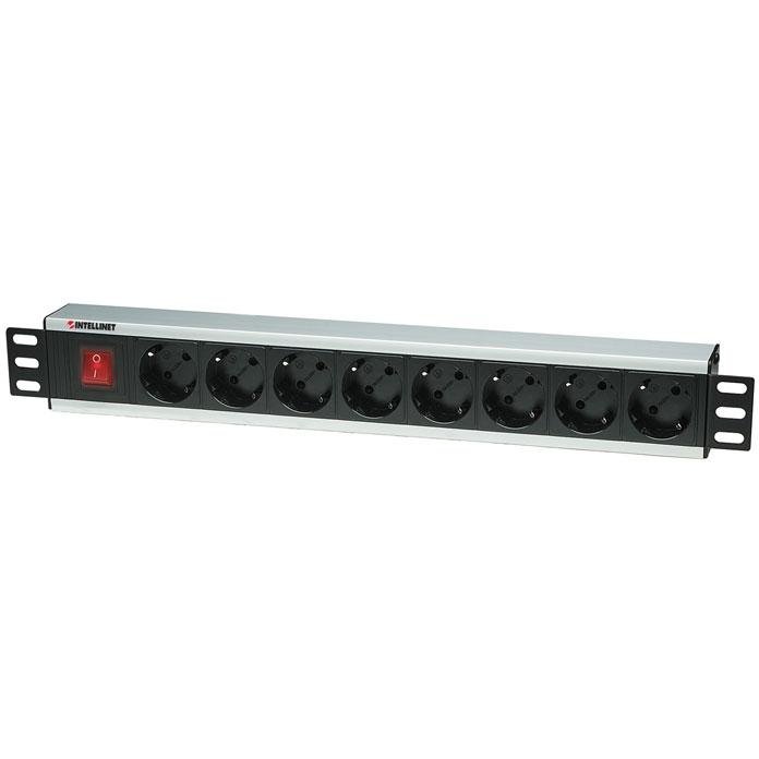 Oferte la Power Strip Intellinet 1.5u Pentru Rack 19, 8 Prize Schuko, Maxim 16a, Indicator Led, Fara Protectie, On/Off, Cablu 3m 207157