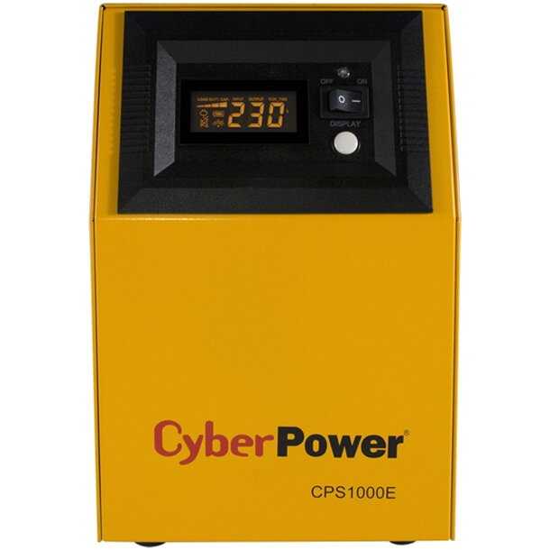 Oferte la UPS  CYBER POWER EPS series  700W (1000VA), pentru centrale termice, DC imput 12V, AVR, LCD, Sinusoida pura, Schuko (2), CPS1000E