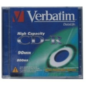 Oferte la Blank Cd-R Verbatim Datalife 800mb High Capacity Jc (Pret La 1 Buc.)
