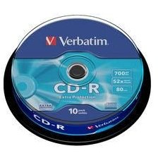 Oferte la Blank Cd-R Verbatim Datalife 52x 700mb 10pk Spindle Extra Protection 43437