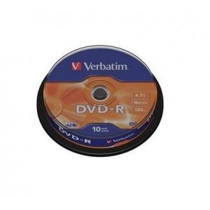Oferte la Blank Dvd-R Verbatim Sl 16x 4.7gb 10pk Spindle Matt Silver 43523