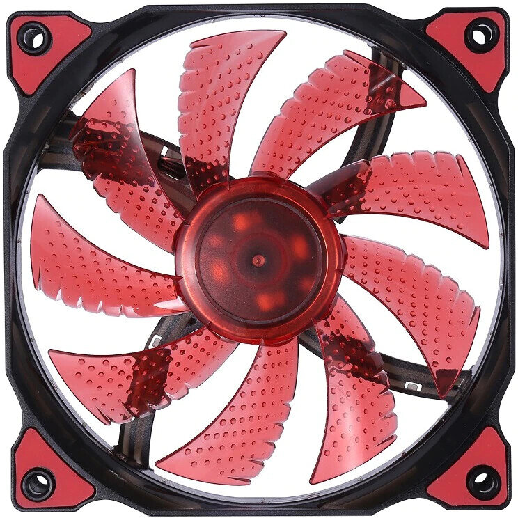 Oferte la Ventilator Segotep Polar Wind, 120 mm, Red LED, 120x120x50 mm