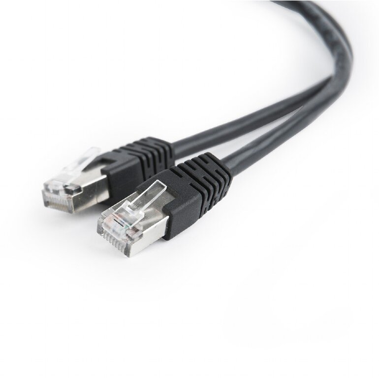 Oferte la Cablu UTP SPACER Cat5e 10m Negru sp-pt-cat5-10m-bk