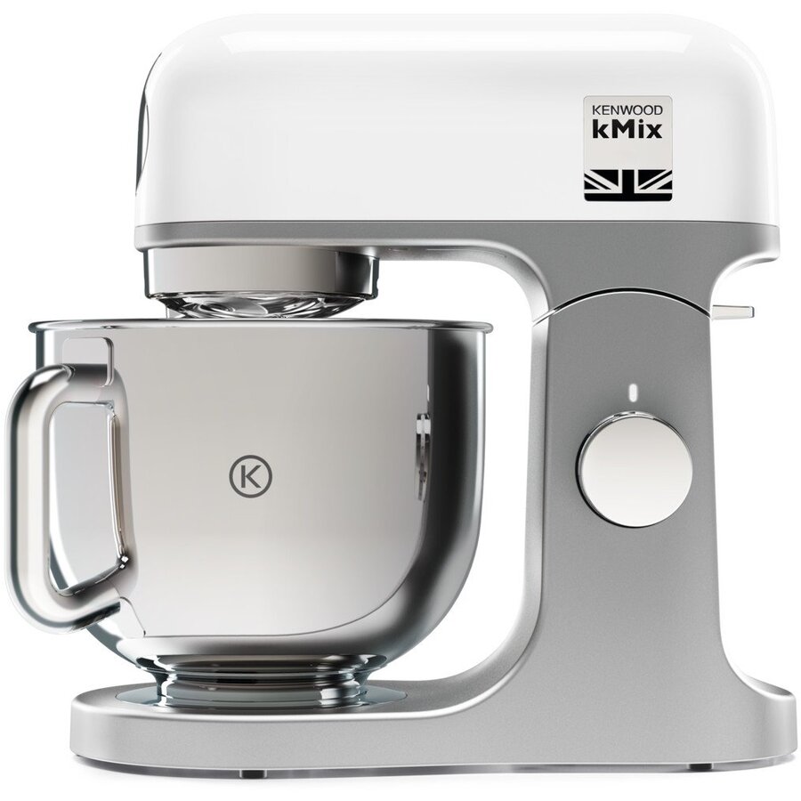 Oferte la Mixer cu bol Kenwood Chef KMX750WH, 1000W, 6 trepte, Bol Inox 5 l, Argintiu