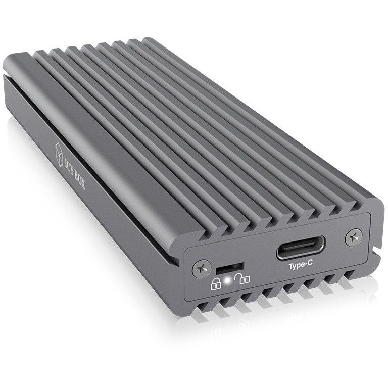 Oferte la IcyBox External enclosure for M.2 NVMe SSD, USB 3.1 Type-C, Grey