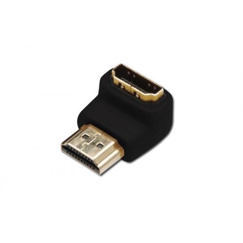 Oferte la Adaptor ASSMANN Angled Ethernet, HDMI Male - HDMI Female, Black