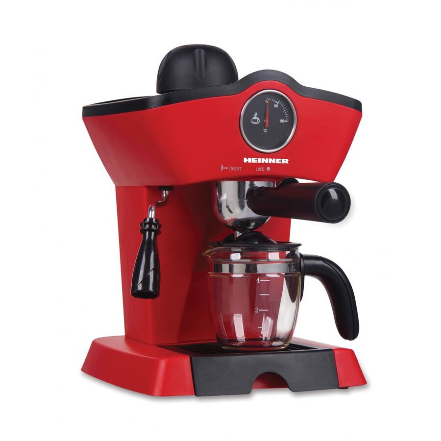Oferte la Espressor Heinner HEM-200RD, 800 W, Rosu