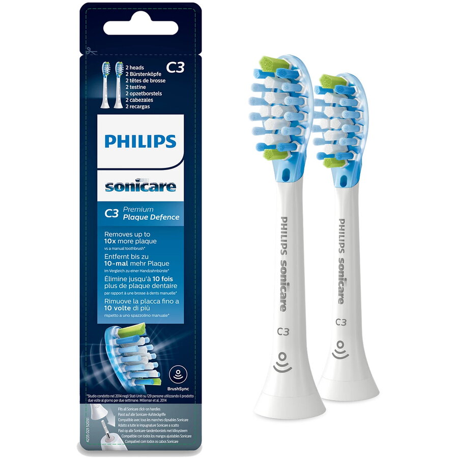 Oferte la Capete standard pentru periuta sonica Philips Sonicare C3 Premium Plaque Defence HX9042/17