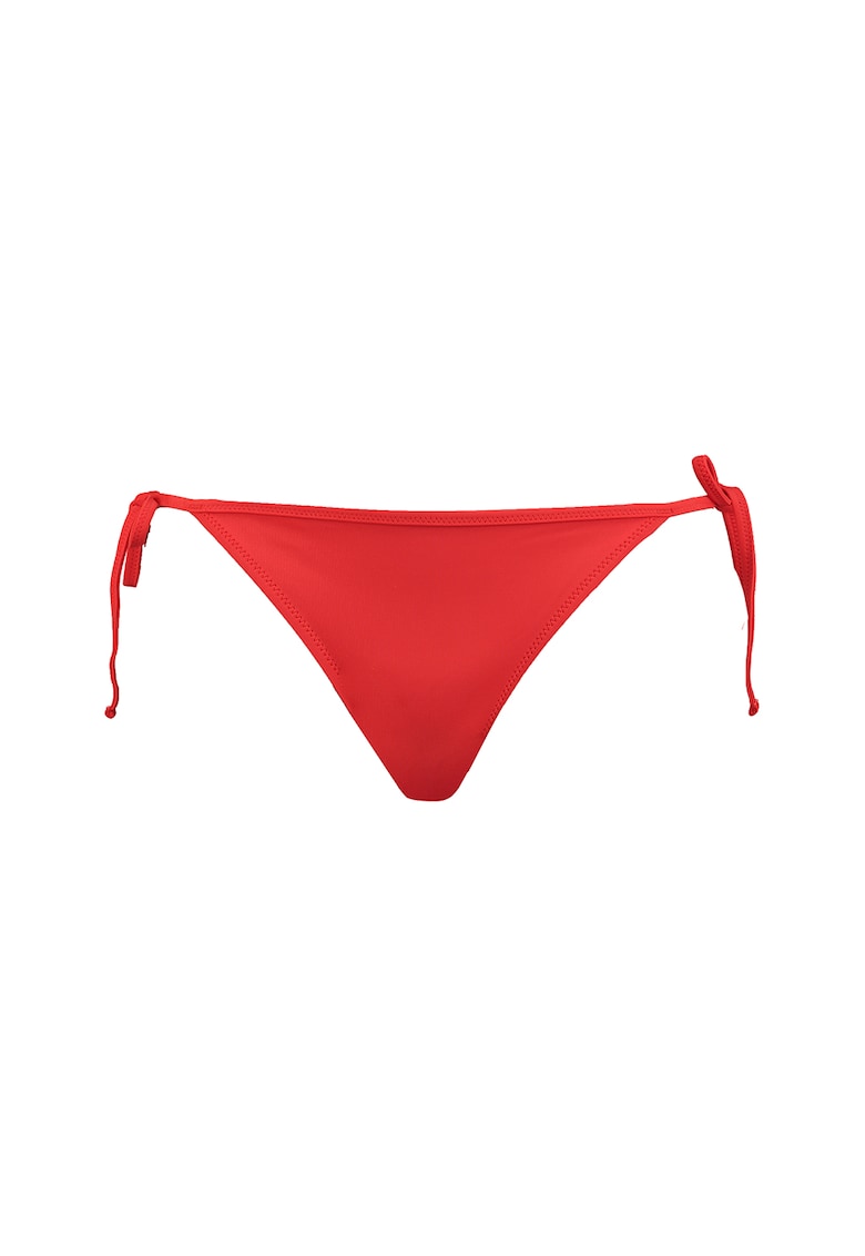 Oferte la Slip cu prindere laterala cu snur - Portocaliu mandarina