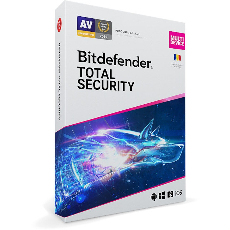Oferte la Antivirus Total Security Multi-Device 2021 5 Dispozitive 1 An Licenta noua Retail Box