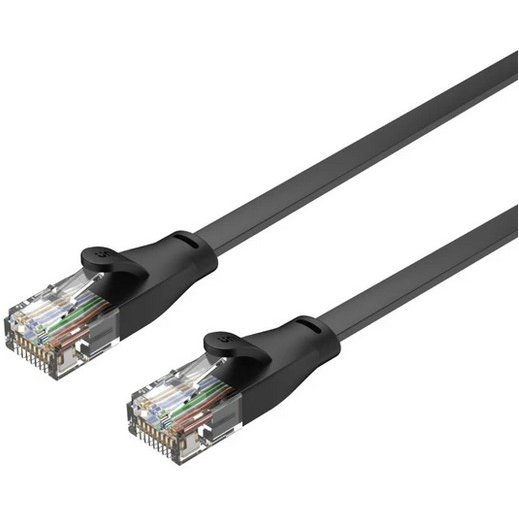 Oferte la Cablu C1812GBK Flat UTP Ethernet Cat.6 5m Negru