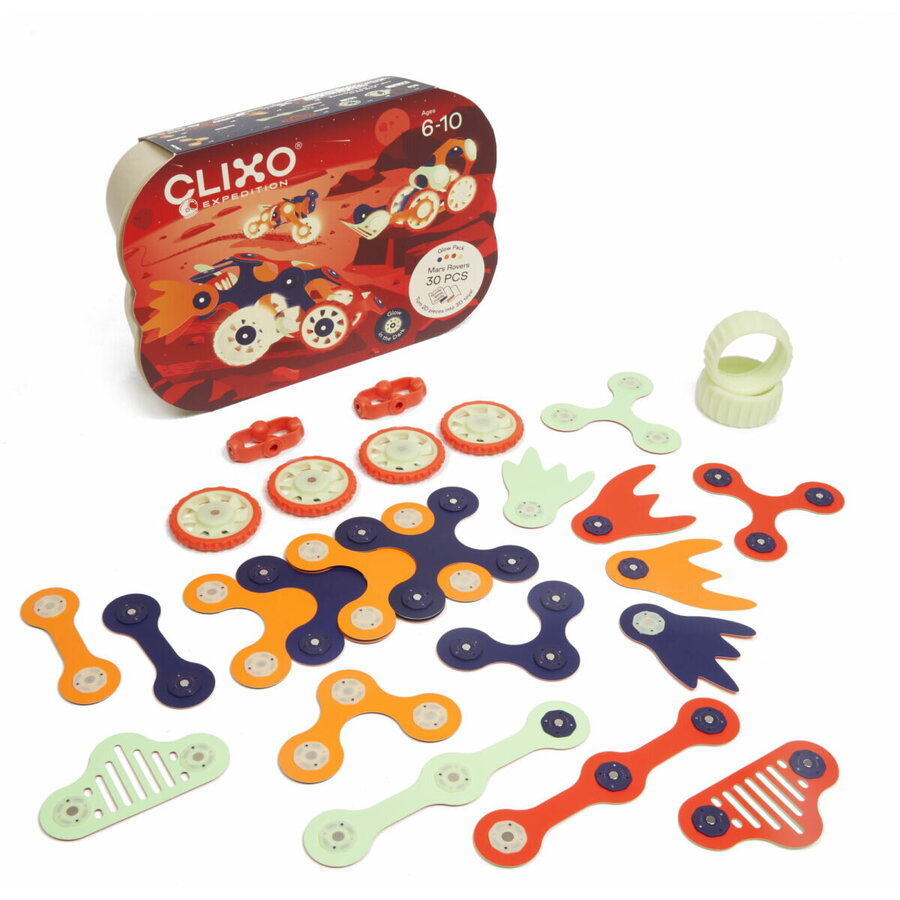 Oferte la Set de Constructie Magnetic Vehicule Spatiale  30 Piese 6 Ani+ Multicolor