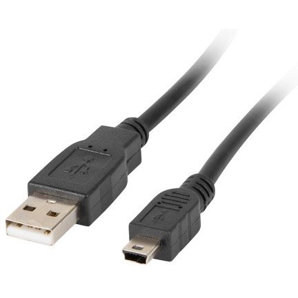Oferte la Lanberg cable USB 2.0 mini AM-BM5P 1.8m black