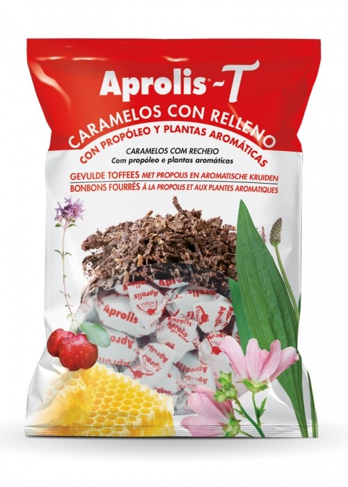 Oferte la Dropsuri cu umplutura, plante aromatice si propolis, 100g Aprolis