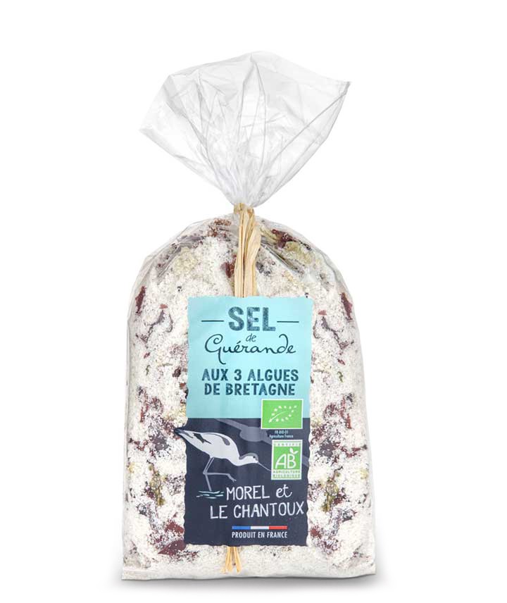 Oferte la Sare celtica cu trei feluri de alge bio din Bretania, 250g L`Atelier du Sel