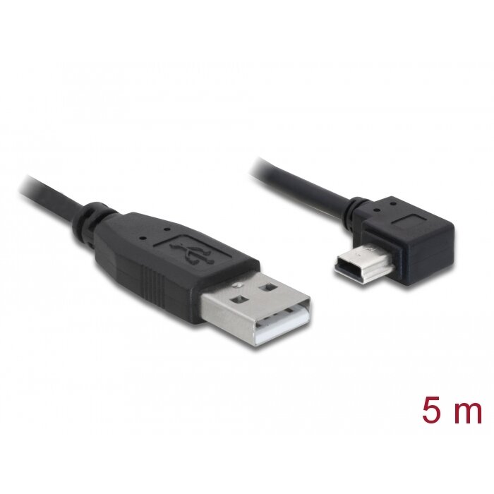Oferte la Cablu USB 2.0 A - mini 5PM angle, 5M, Delock 82684