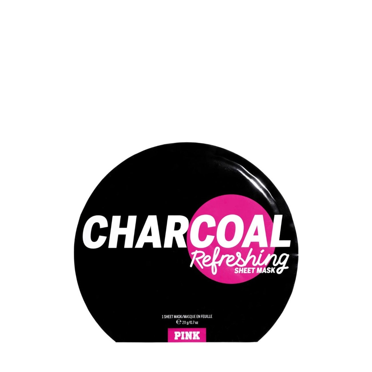 Oferte la Masca faciala racoritoare cu carbune activ, Victoria's Secret Pink Charcoal Sheet Mask, 20 g