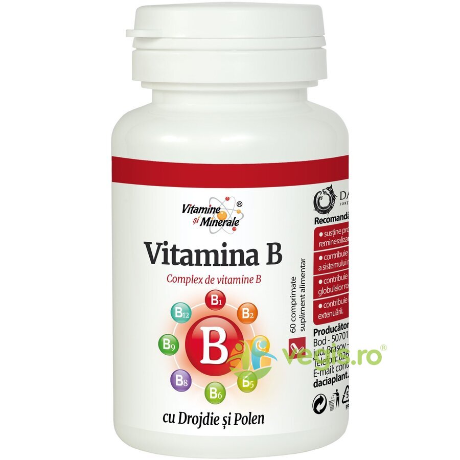 Oferte la Vitamina B (Complex) 60Cpr