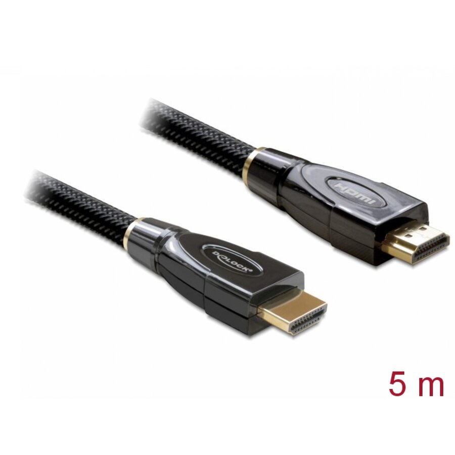 Oferte la Cablu Delock HDMI Premium 4K with Ethernet 5m