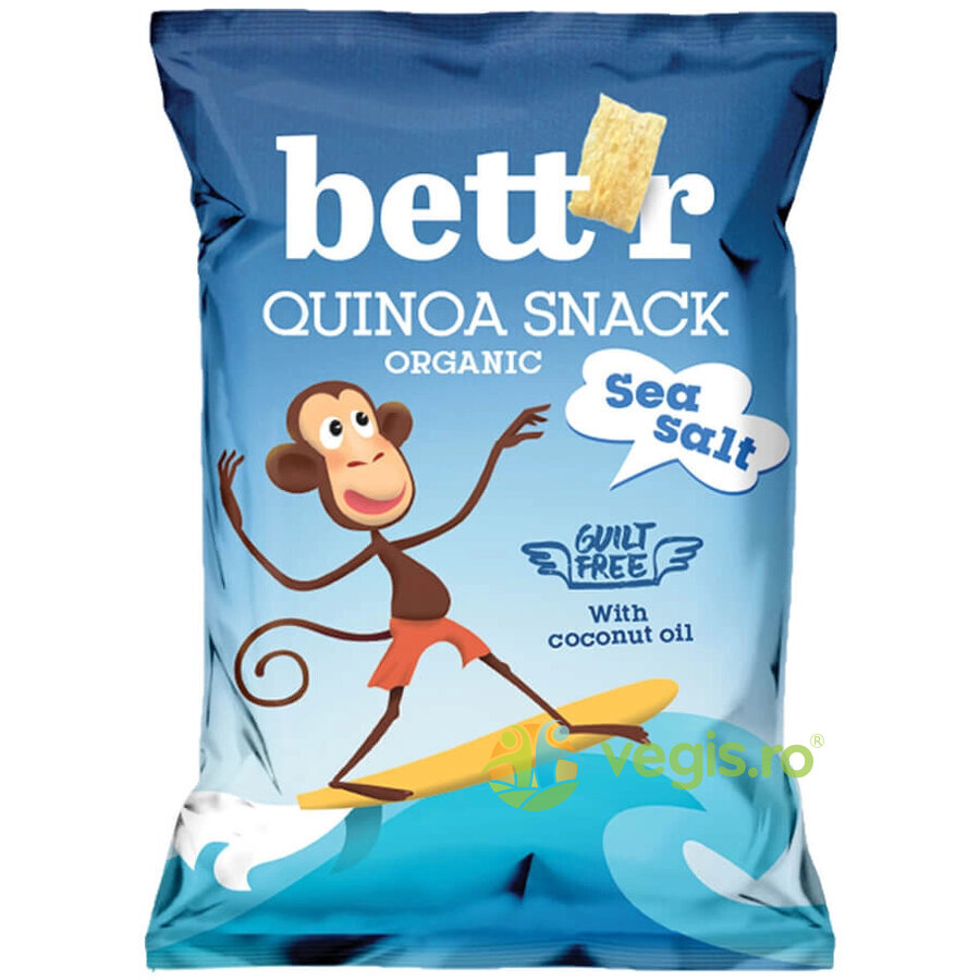 Oferte la Quinoa Snack cu Sare fara Gluten Ecologic/Bio 50g