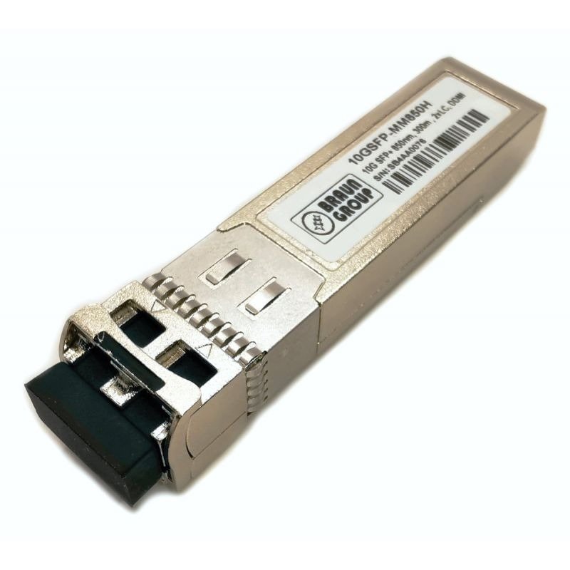 Modul SFP+ Braun Group 10GSFP-MM850H PRO, 10Gbps, Multi-Mode, LC, DDMI