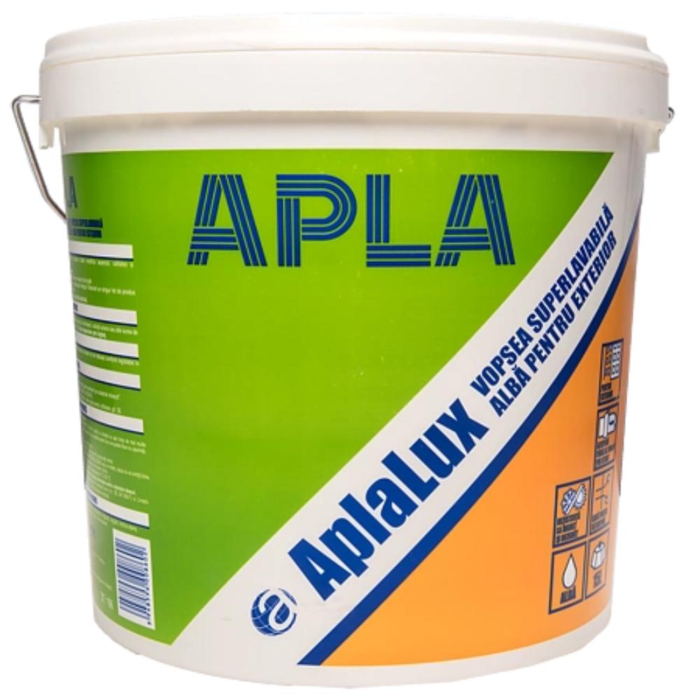 Vopsea lavabila exterior AplaLux, alb,15 l