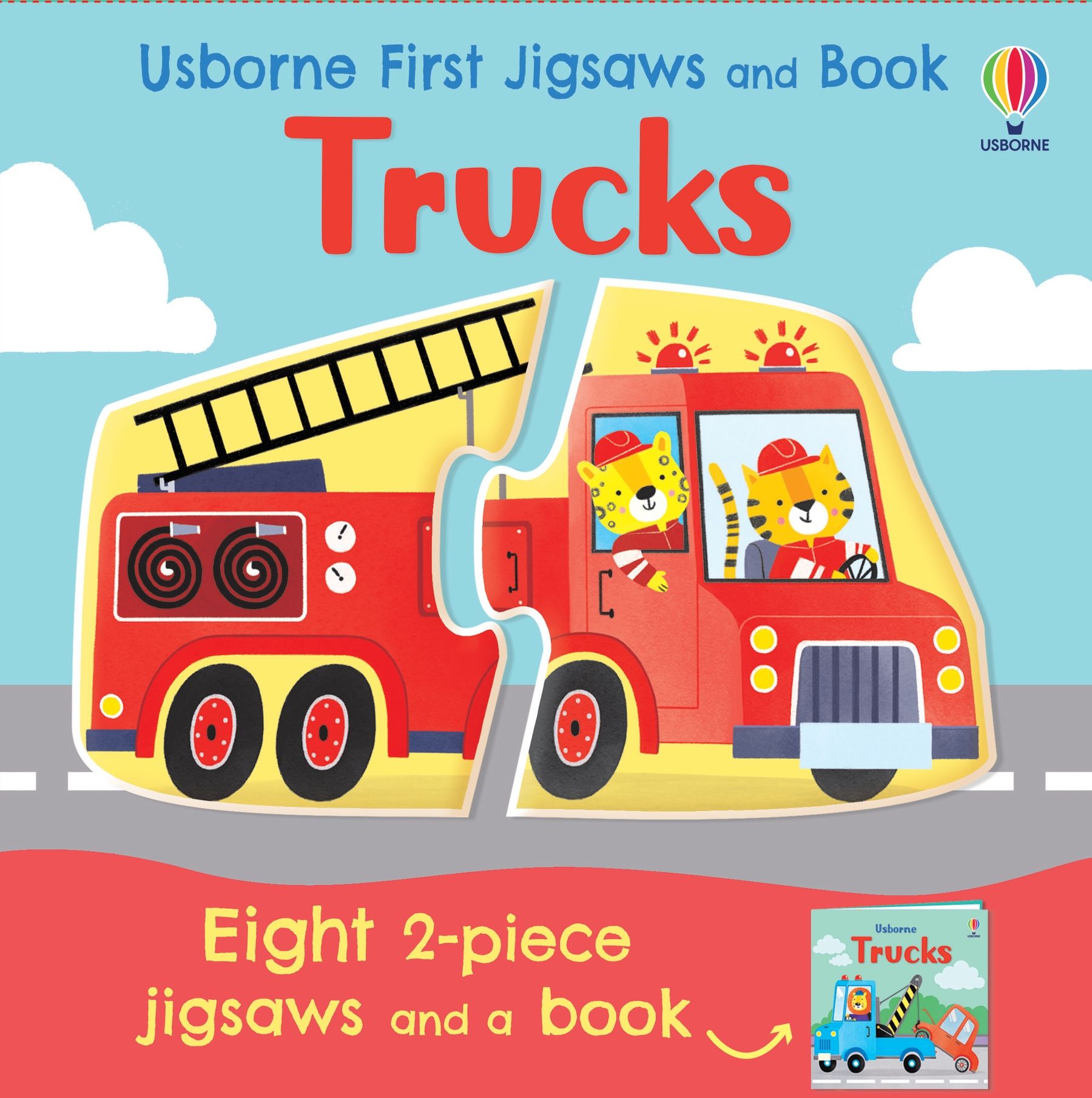First Jigsaws and Book Trucks Usborne