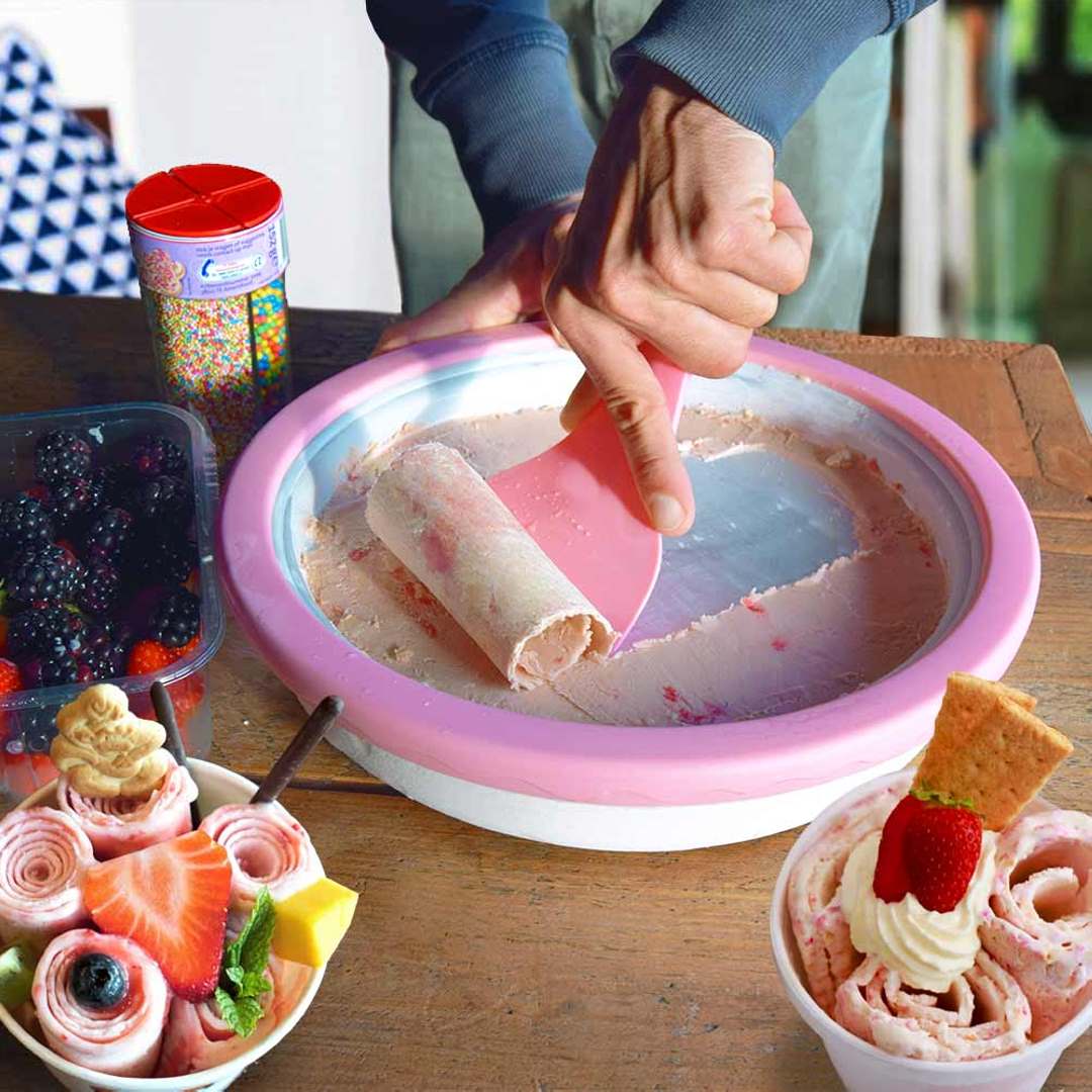 Oferte la Kit DIY Rulouri de Inghetata Tailandeza