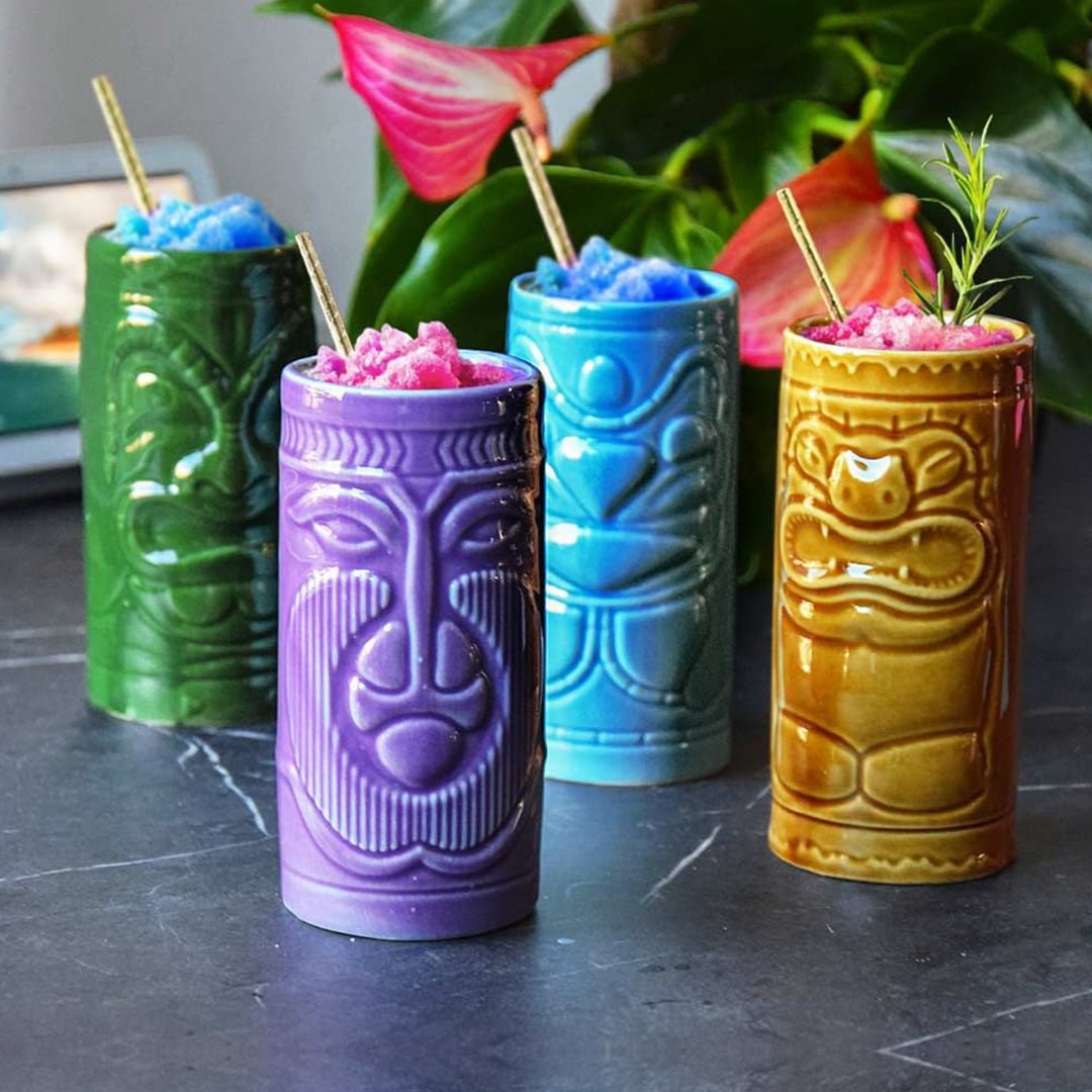Oferte la Pahare pentru Cocktail Statui Tiki (4 buc.)