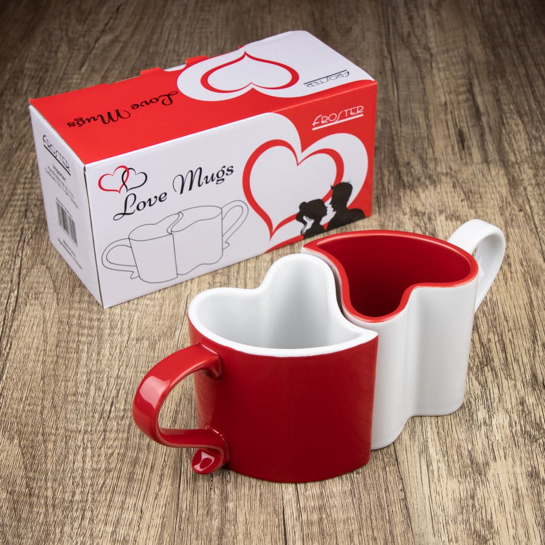 Oferte la Set 2 x Cani Romantice Inimi pentru Cuplu