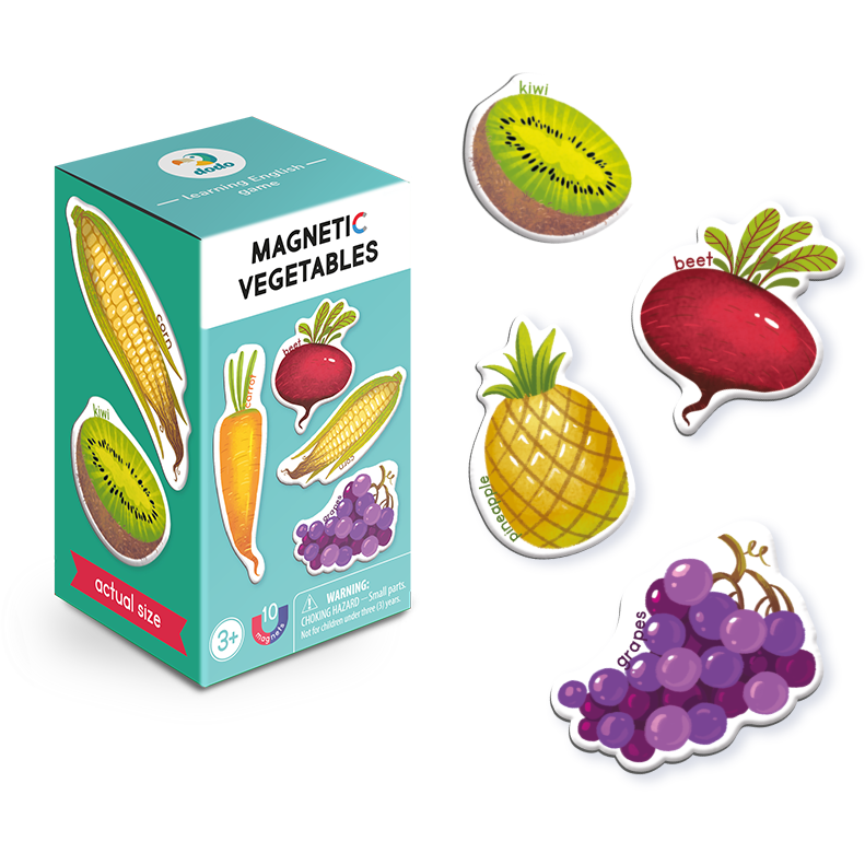 Oferte la Set Magnetic Invat legume si fructe in lb engleza