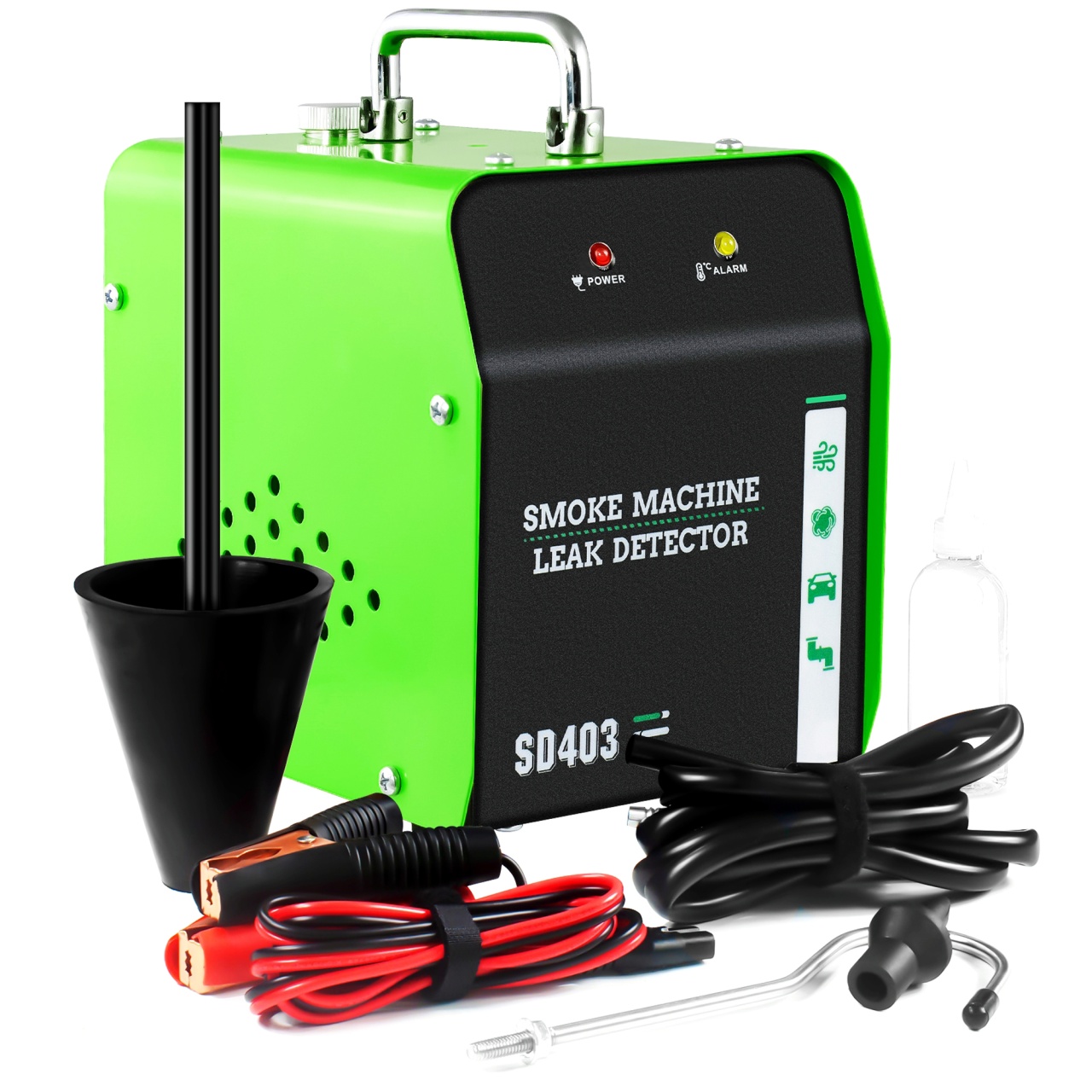 Oferte la Detector de scurgeri cu fum Techstar® SD403, Testare Profesionala pentru Sisteme EVAP, Conducte Auto si Admisie si Evacuare, Verde/Negru