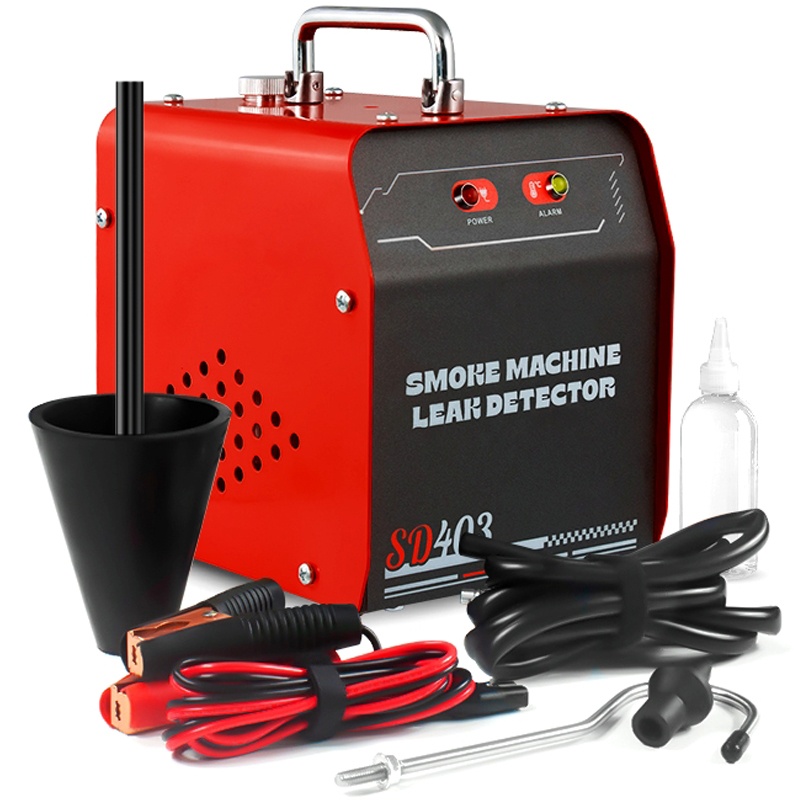 Oferte la Detector de scurgeri cu fum Techstar® SD403, Testare Profesionala pentru Sisteme EVAP, Conducte Auto si Admisie si Evacuare, Rosu/Negru