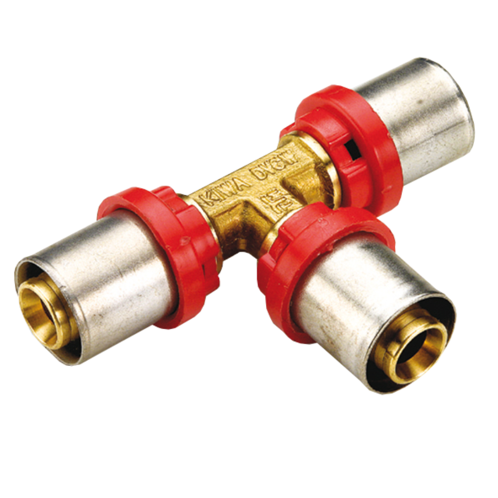 Teu egal presare multistrat Tiemme, filet interior, alama, Ø20-20-20 mm