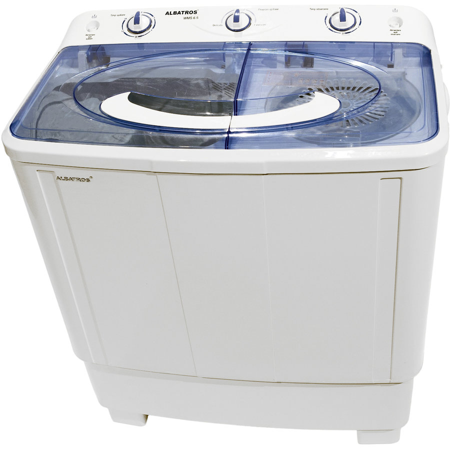 Oferte la Masina de Spalat Rufe Semiautomata WMS 6.5 5.5kg/ 6.5Kg cu Storcator Alb
