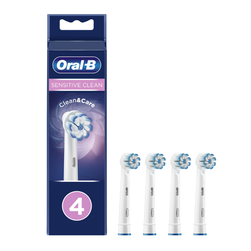 Oferte la Rezerva Periuta Dinti EB60X-4 Sensitive Clean Pro  4 pcs Alb