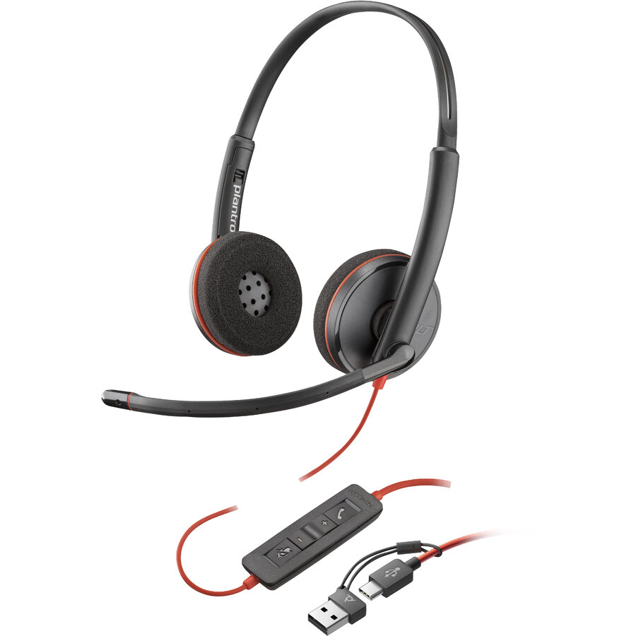 Oferte la Casti Poly Blackwire 3220 Stereo USB-C Negru Bulk
