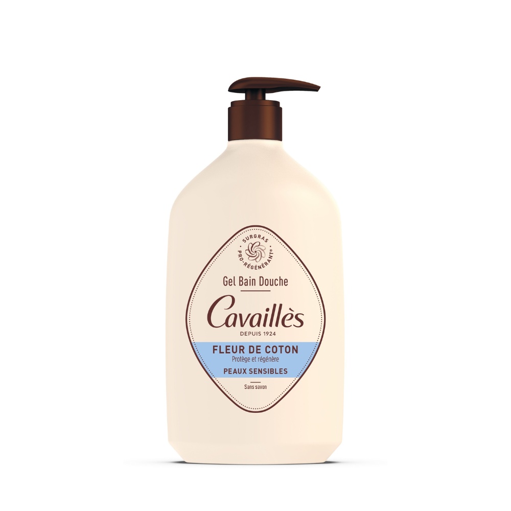Oferte la Gel de dus cu flori de bumbac Roge Cavailles, 1000 ml (Gramaj: 1000 ml)