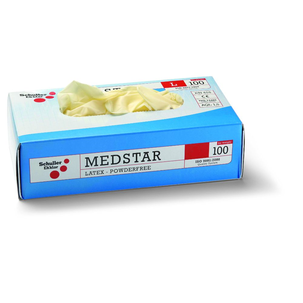 Oferte la Manusi de unica folosinta Medstar, latex, L